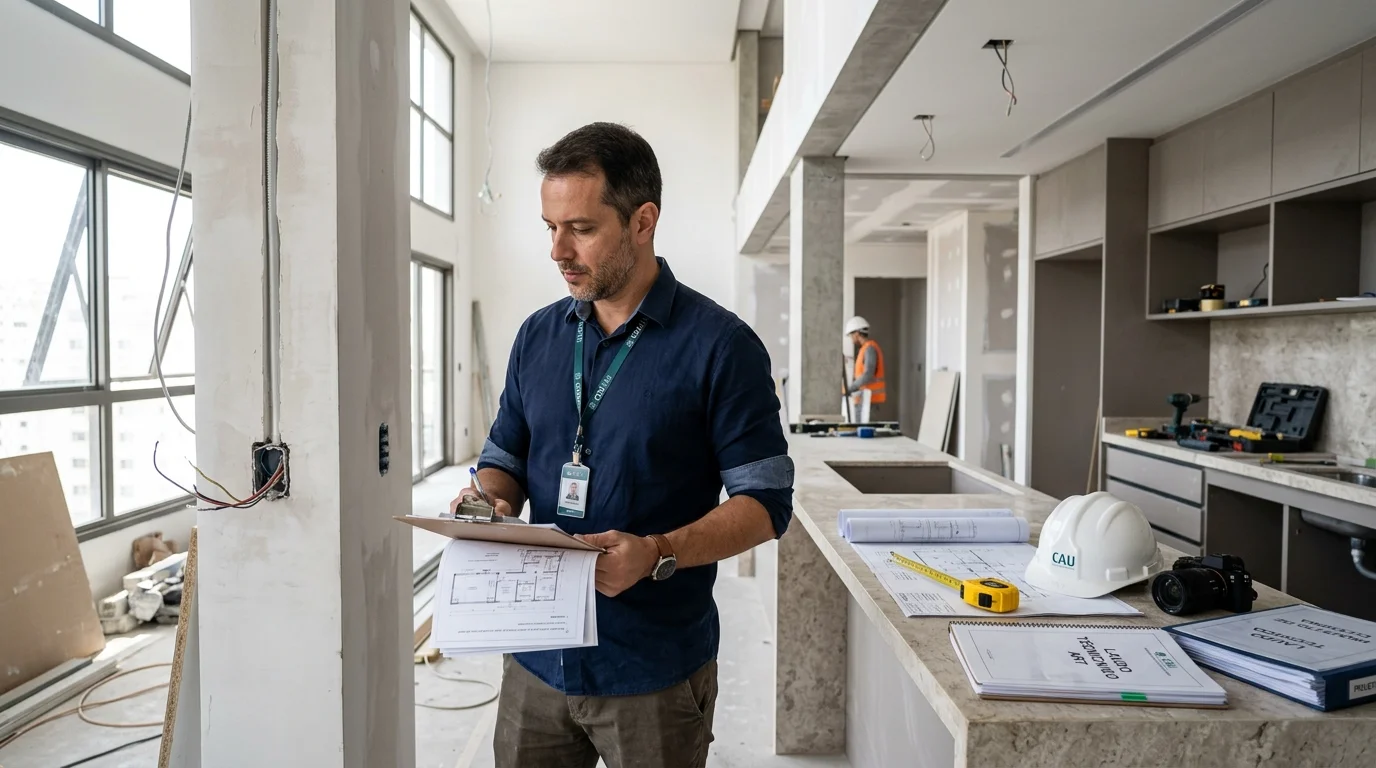 Laudo ART reforma apartamento